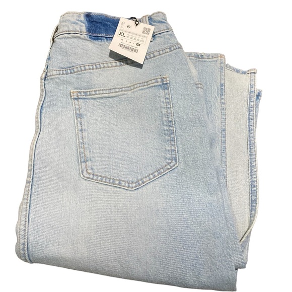 Zara Side Slit Denim Skirt NWT - Picture 9 of 13